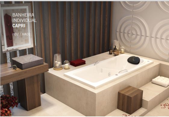 BANHEIRA INDIVIDUAL CAPRI