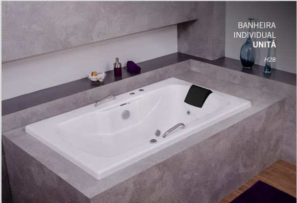 BANHEIRA INDIVIDUAL UNITÁ 