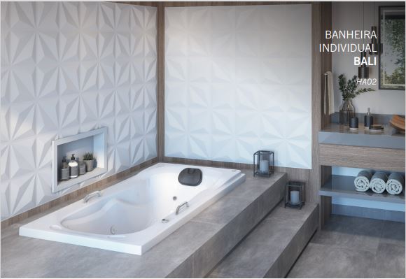 BANHEIRA INDIVIDUAL BALI 