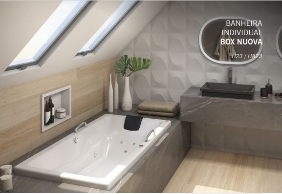 BANHEIRA INDIVIDUAL BOX NUOVA 
