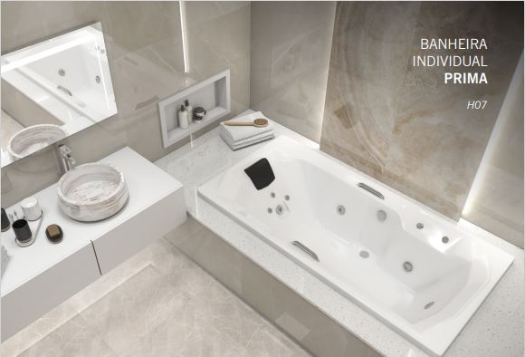 BANHEIRA INDIVIDUAL PRIMA 